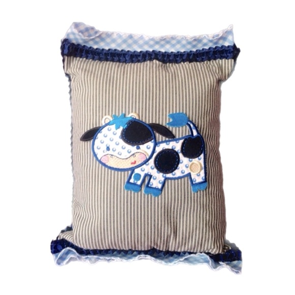 Hand Crafted  Cow Pillow— Baby Powder & Bamboo Scented  Child At Heart - Picture 5 of 8